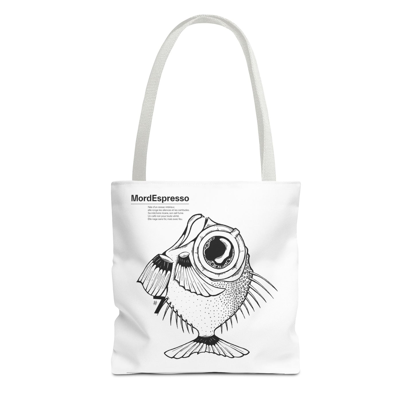 Mordespresso Tote Bag – The Rebel Fish in Ink