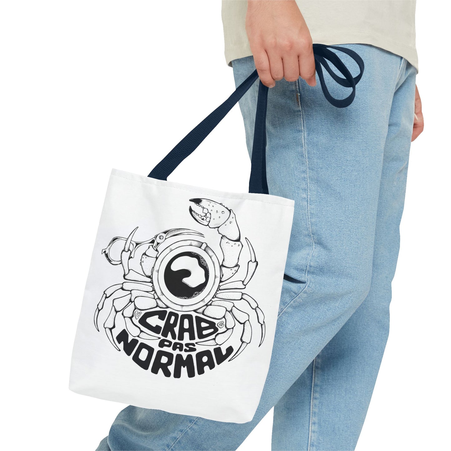 Le Crabe Pas Normal – Surreal Crab Tote Bag