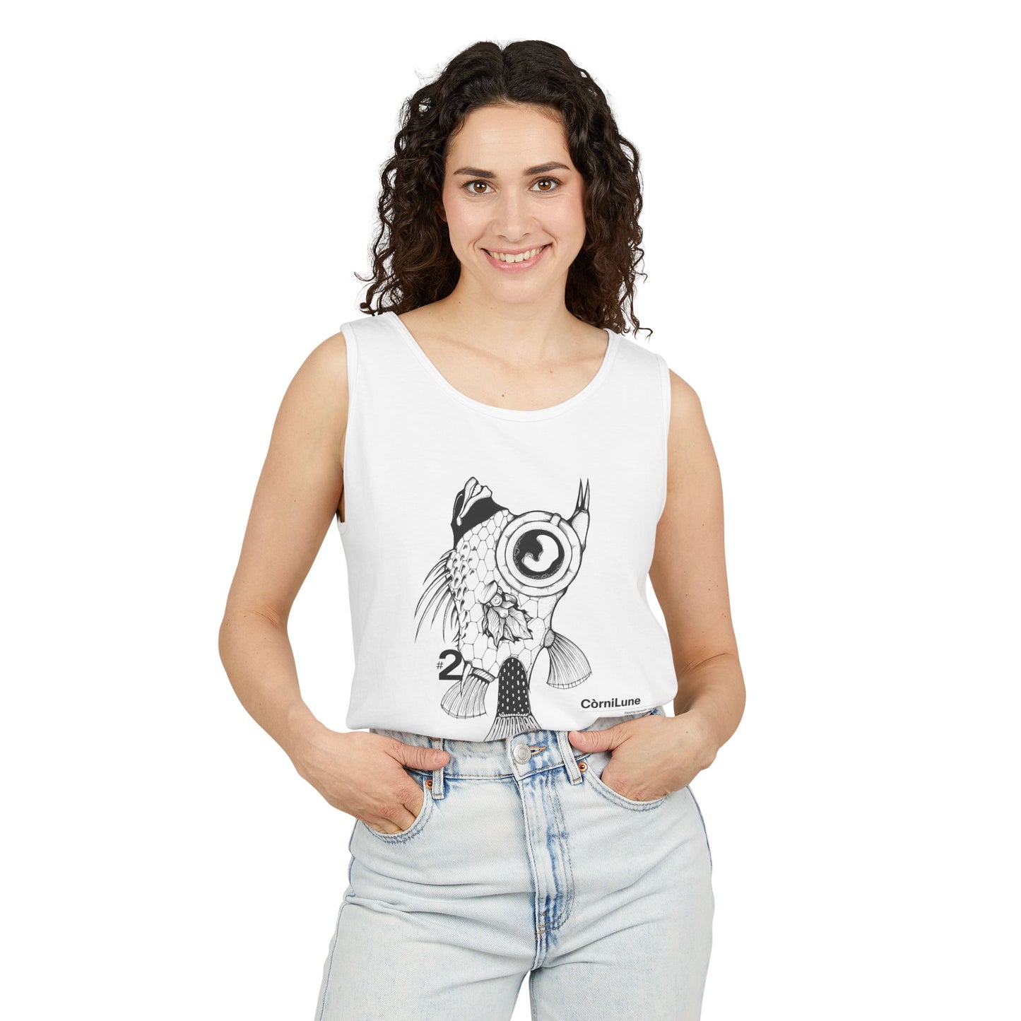 CorniLune fish. Tank Top