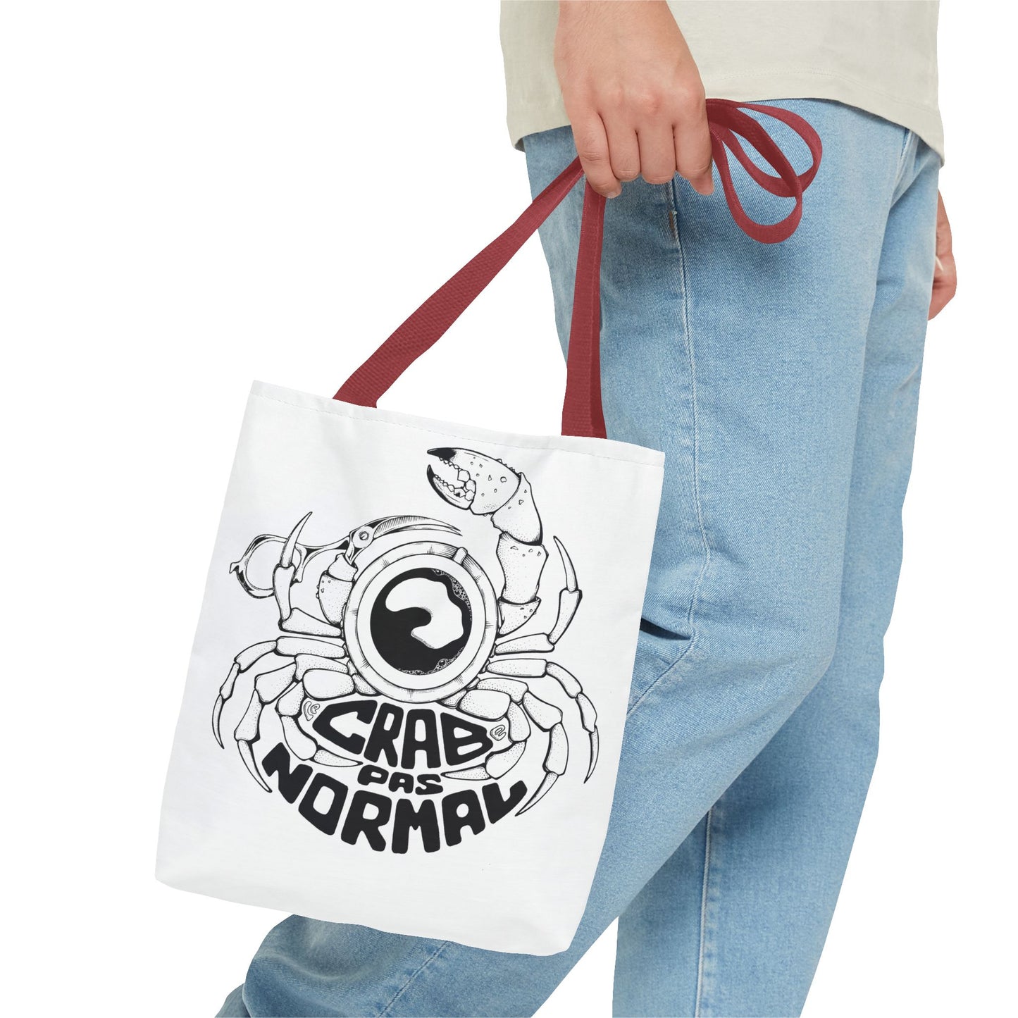 Le Crabe Pas Normal – Surreal Crab Tote Bag