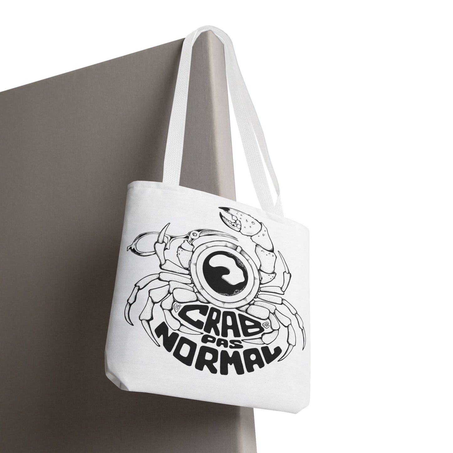 Le Crabe Pas Normal – Surreal Crab Tote Bag