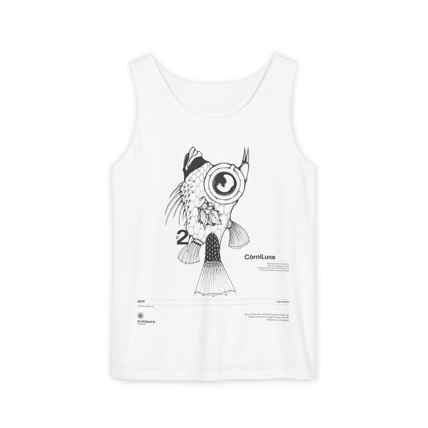 CorniLune fish. Tank Top