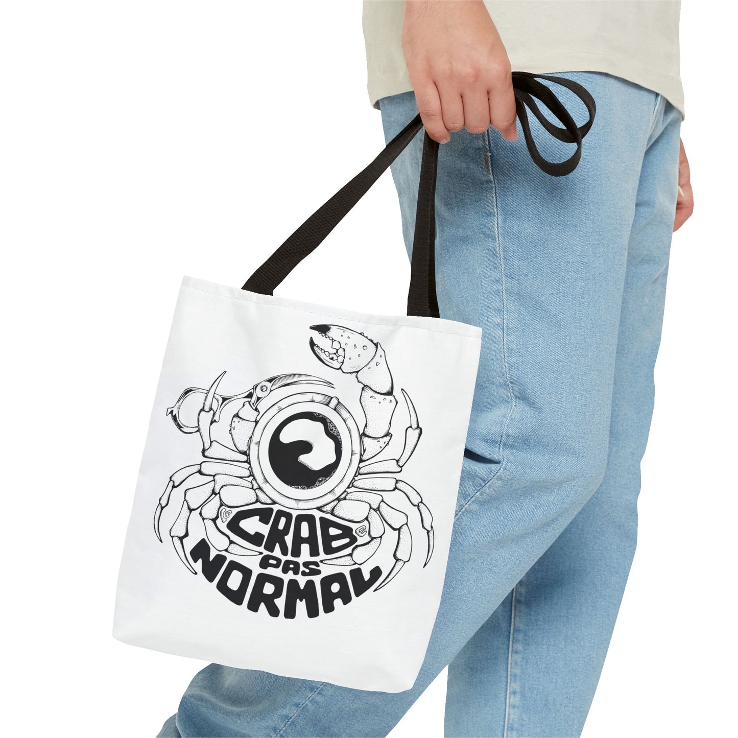 Le Crabe Pas Normal – Surreal Crab Tote Bag