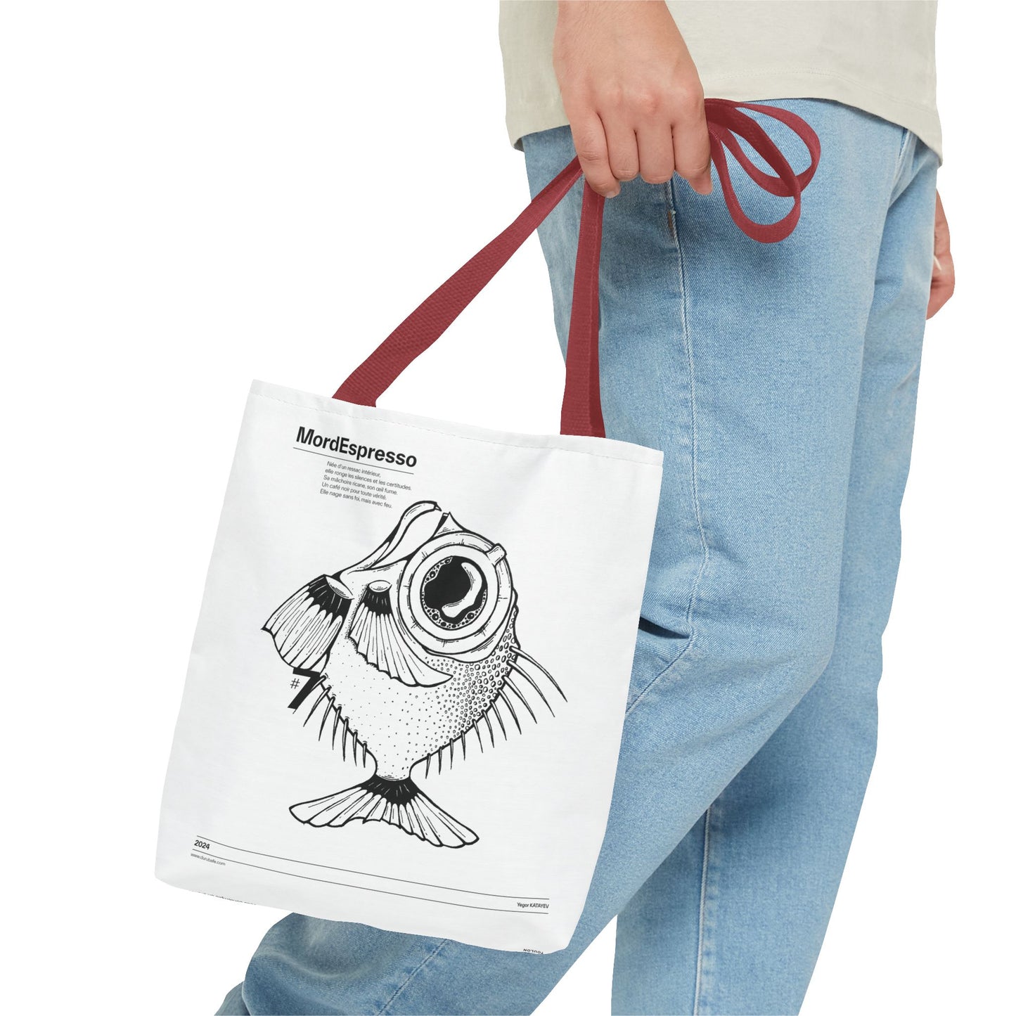 Mordespresso Tote Bag – The Rebel Fish in Ink