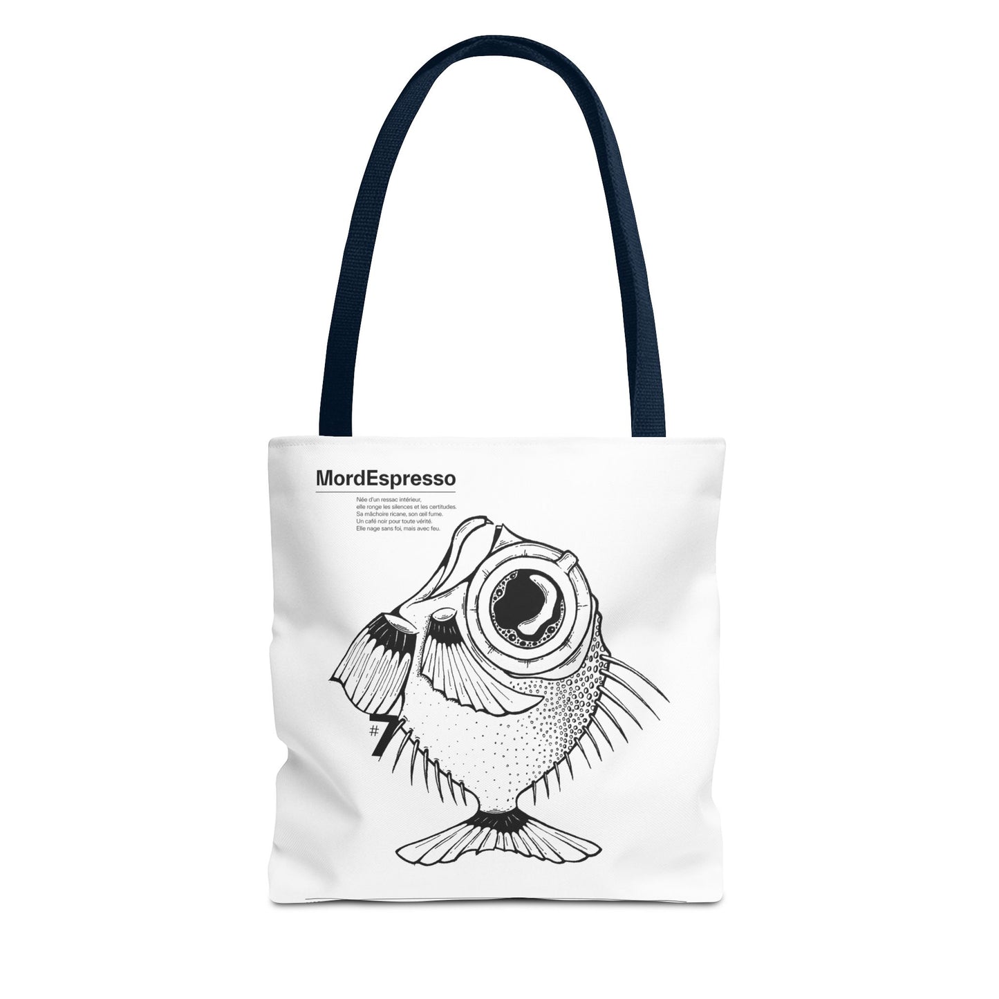 Mordespresso Tote Bag – The Rebel Fish in Ink