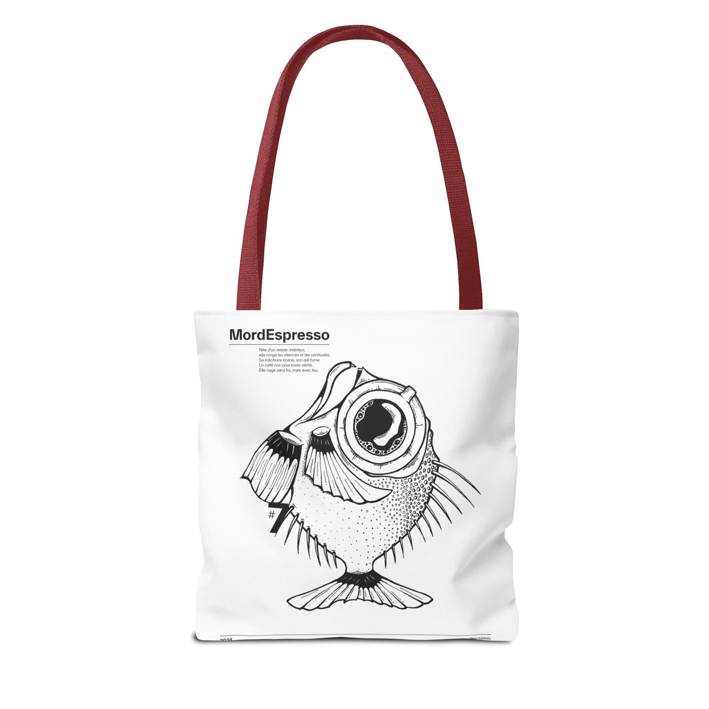 Mordespresso Tote Bag – The Rebel Fish in Ink
