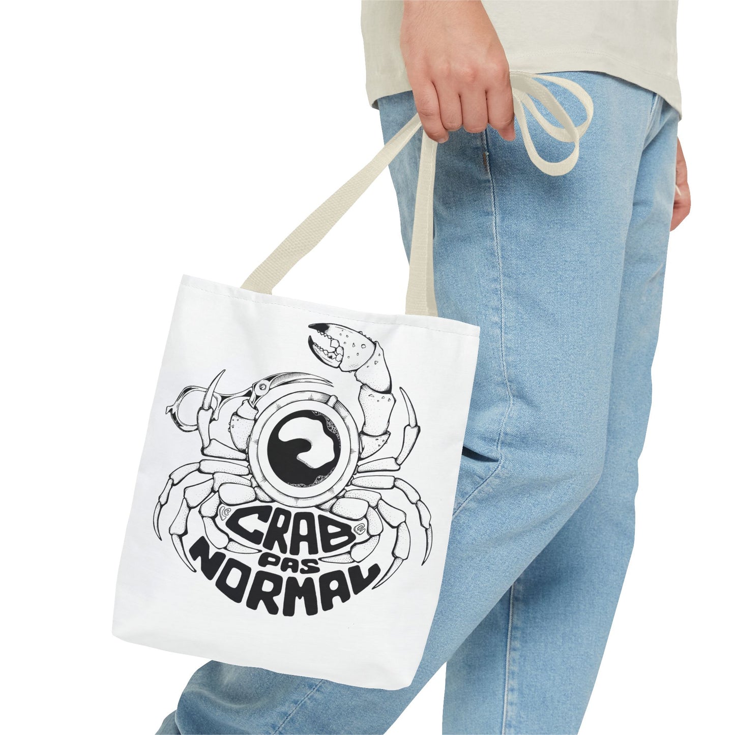 Le Crabe Pas Normal – Surreal Crab Tote Bag