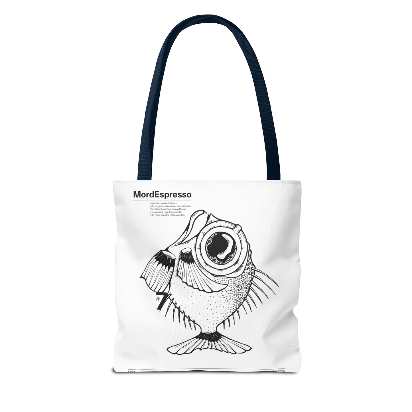 Mordespresso Tote Bag – The Rebel Fish in Ink