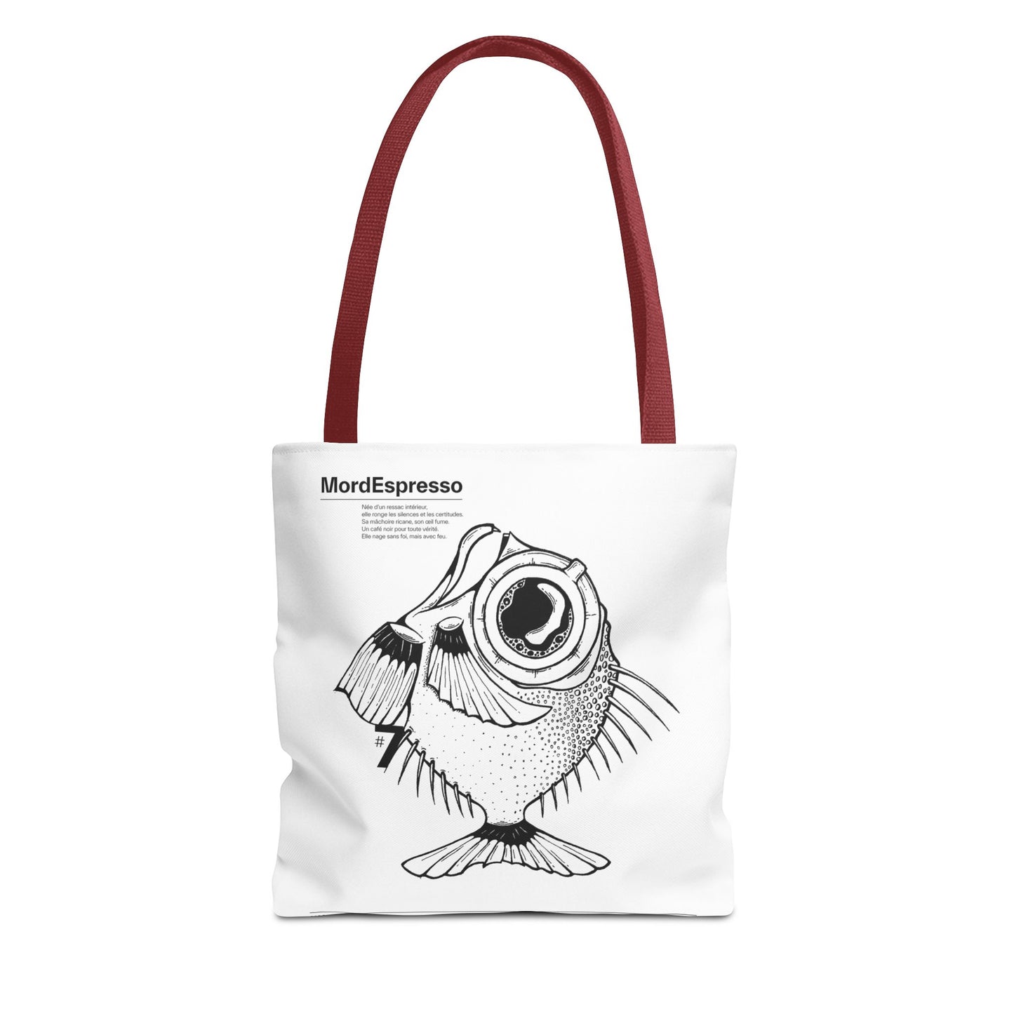 Mordespresso Tote Bag – The Rebel Fish in Ink