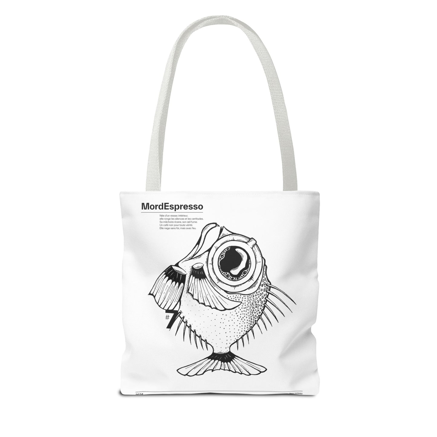 Mordespresso Tote Bag – The Rebel Fish in Ink