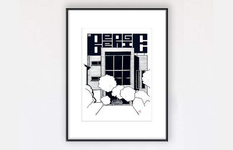 I draw houses.