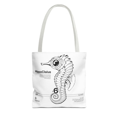 HíppoClaive. Silence d’Acier des Profondeurs. Art Tote Bag