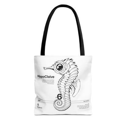HíppoClaive. Silence d’Acier des Profondeurs. Art Tote Bag