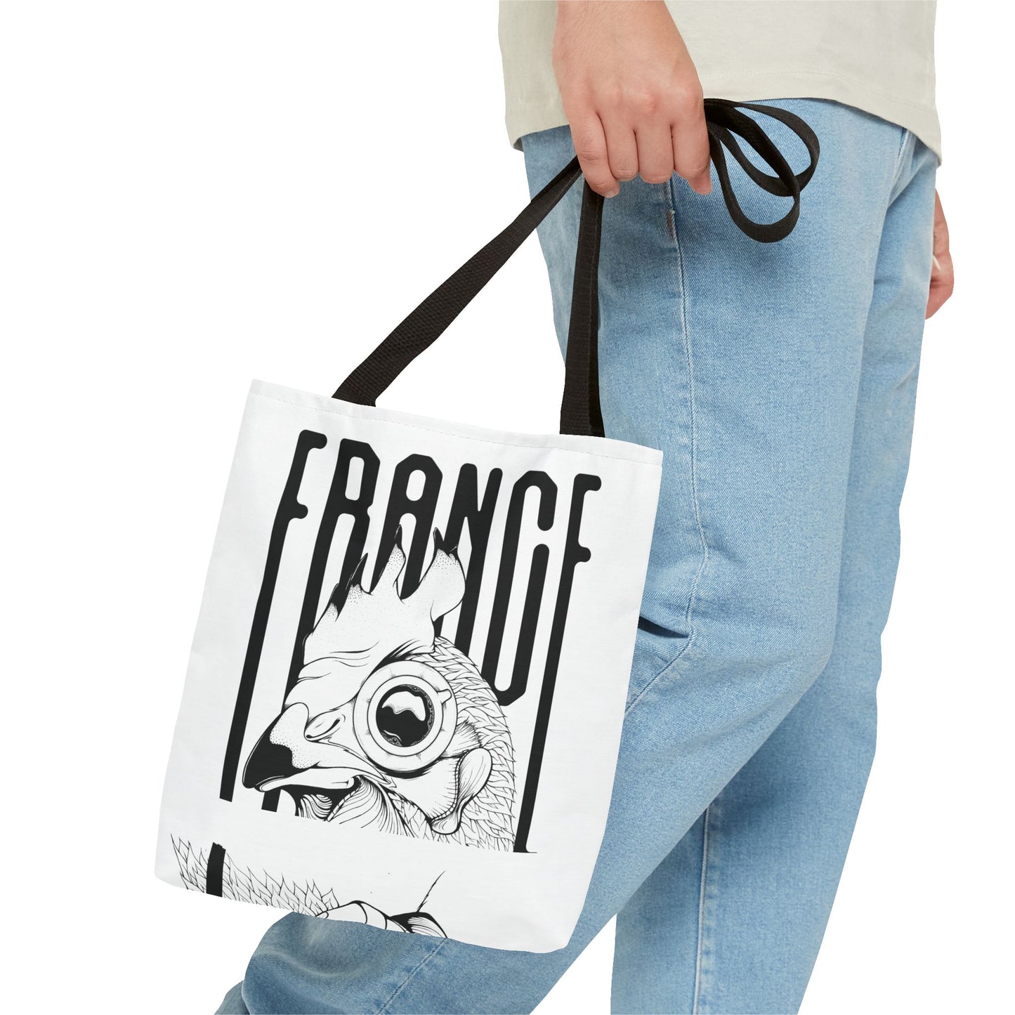 La FRANCE. Le Coq Silencieux. Sac fourre-tout artistique