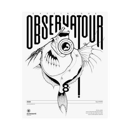 Observatour Caféinique / Affiche Surréaliste