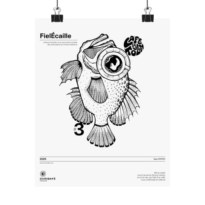 FielÉcaille – The Abyss Within / Affiche Surréaliste
