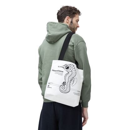 HíppoClaive. Silence d’Acier des Profondeurs. Art Tote Bag