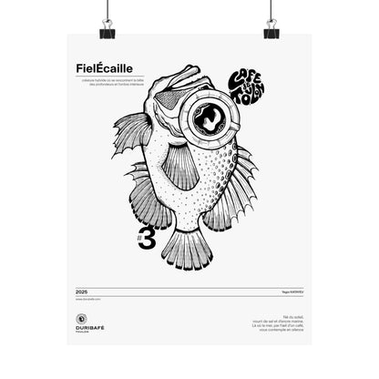 FielÉcaille – The Abyss Within / Affiche Surréaliste