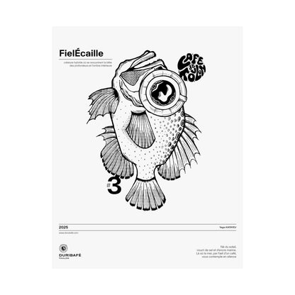 FielÉcaille – The Abyss Within / Affiche Surréaliste