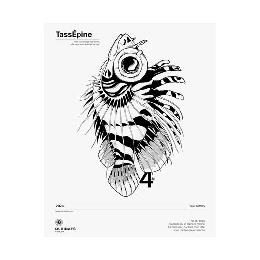 TassEpine fish art – The Enigmatic Fish Poster