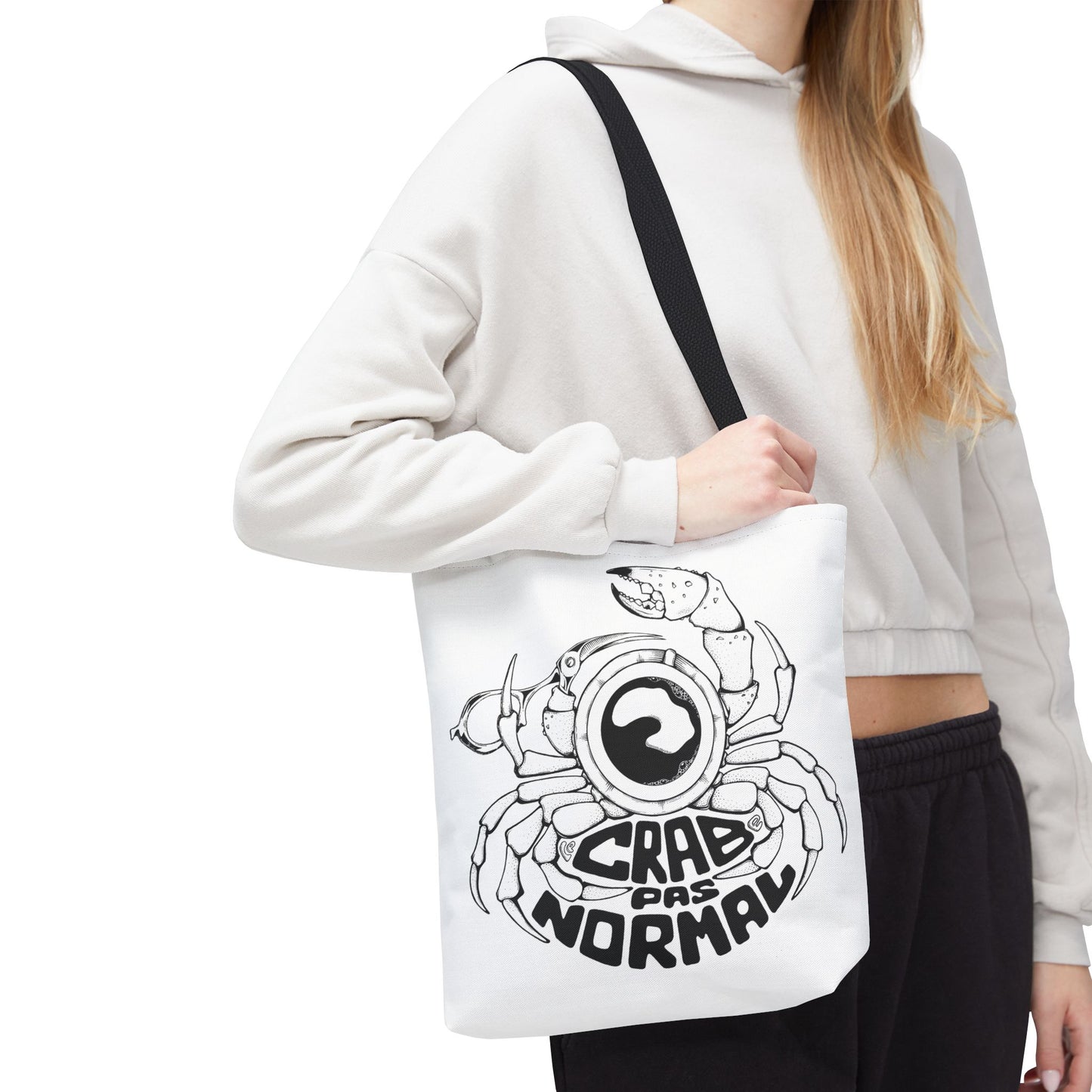 Le Crabe Pas Normal – Surreal Crab Tote Bag
