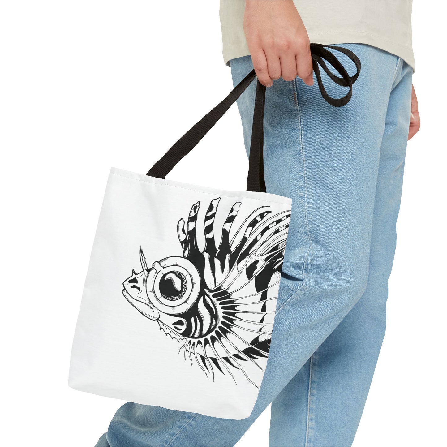 Tassepine fish art. Art Tote Bag