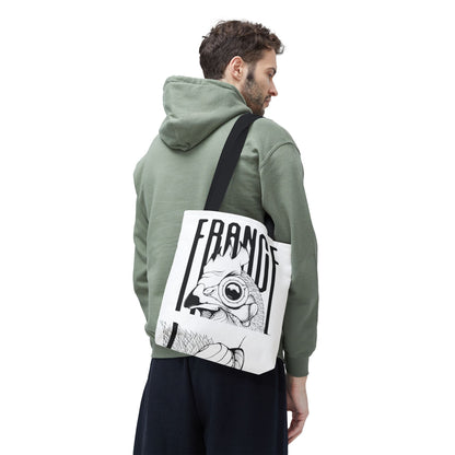 La FRANCE. Le Coq Silencieux. Sac fourre-tout artistique